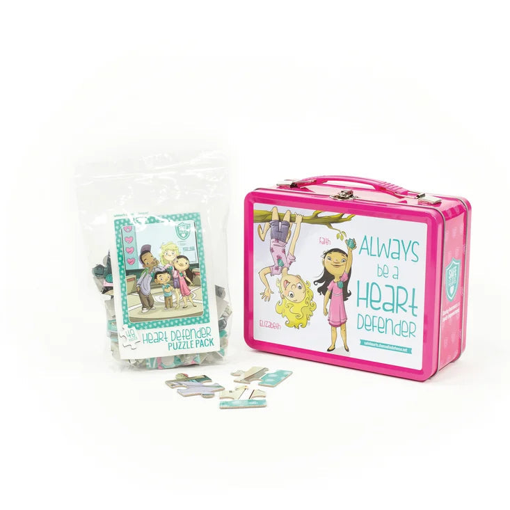 S.A.F.E. Hearts Puzzle Lunch Box