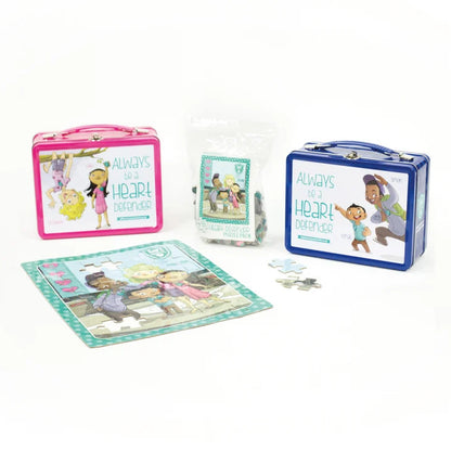 S.A.F.E. Hearts Puzzle Lunch Box